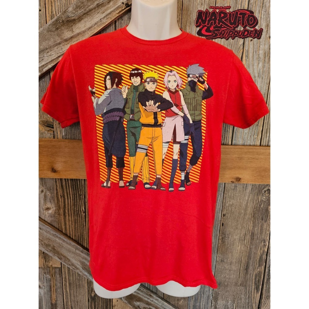 Vintage Naruto Shirt M Shippuden Uzumaki Anime Tee Manga Sasuke Uchiha ^*